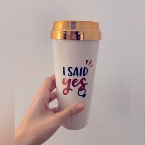 BRAND NEW Miss to Mrs. “I Said Yes” Tumbler
